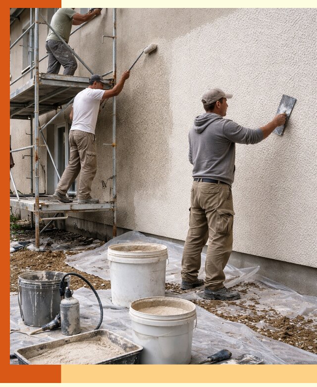 Утепление фасада жидкой пробкой в Гуково