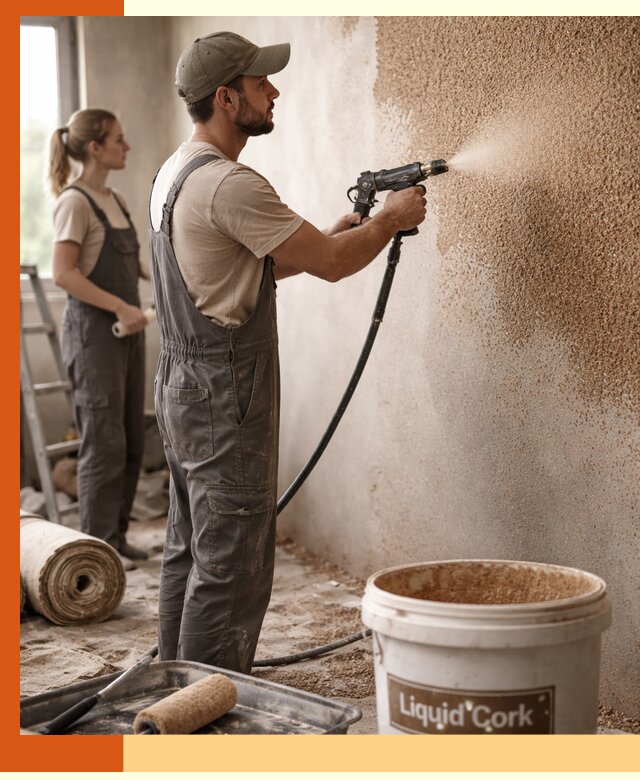 Утепление стен жидкой пробкой в Гуково эффективное и долговечное