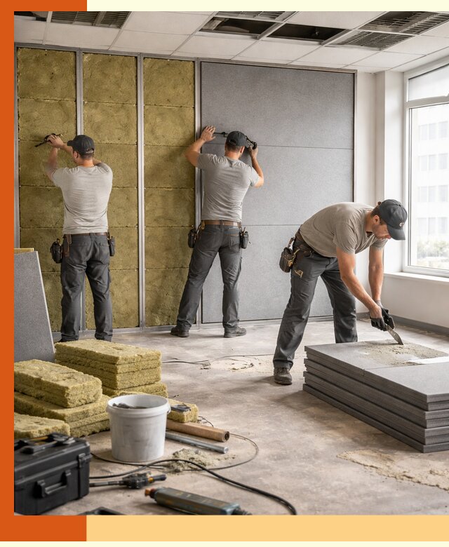 Профессиональная шумоизоляция офисов в Гуково для комфорта сотрудников