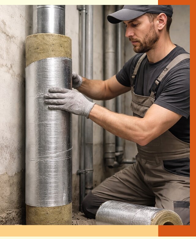 Шумоизоляция труб в Гуково от 1232 руб. — шумоподавление и звукоизоляция труб | ТепломастерГкв