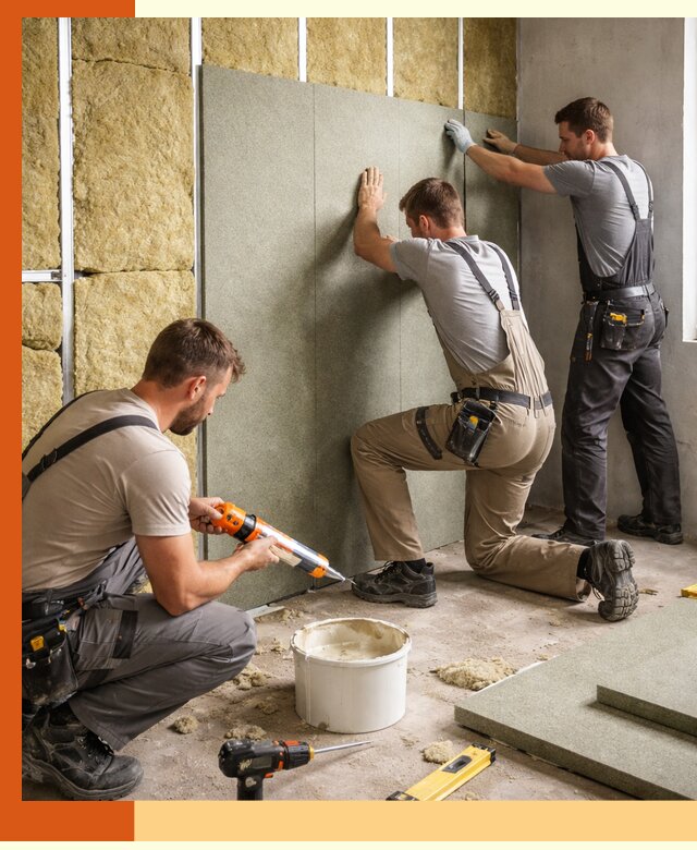 Профессиональная шумоизоляция стен в Гуково для квартир и домов