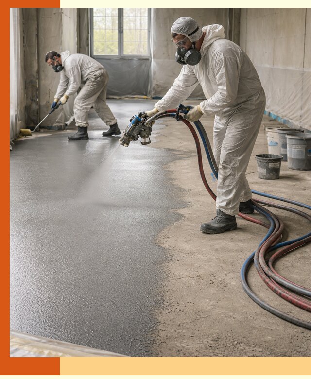 Гидроизоляция полимочевиной полов и конструкций в Гуково