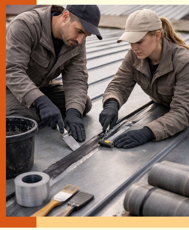Гидроизоляция фальцевой кровли в Гуково качественно и надежно