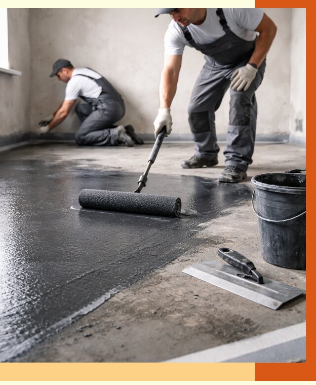 Профессиональная гидроизоляция пола в Гуково от 8726 руб. под ключ | ТепломастерГкв