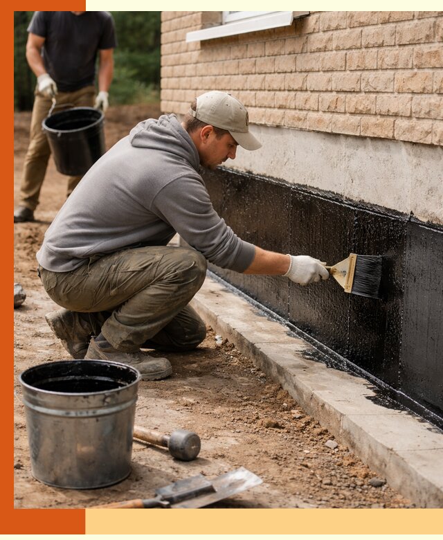 Гидроизоляция цоколя домов и зданий в Гуково эффективными методами