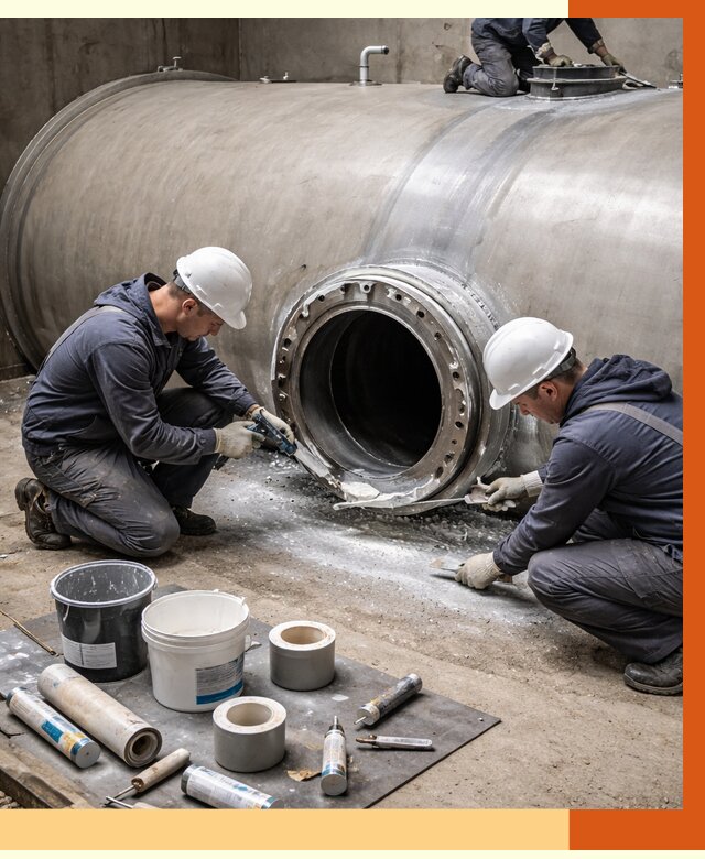 Гидроизоляция резервуара с топливом в Гуково от 76995 руб. под ключ | ТепломастерГкв