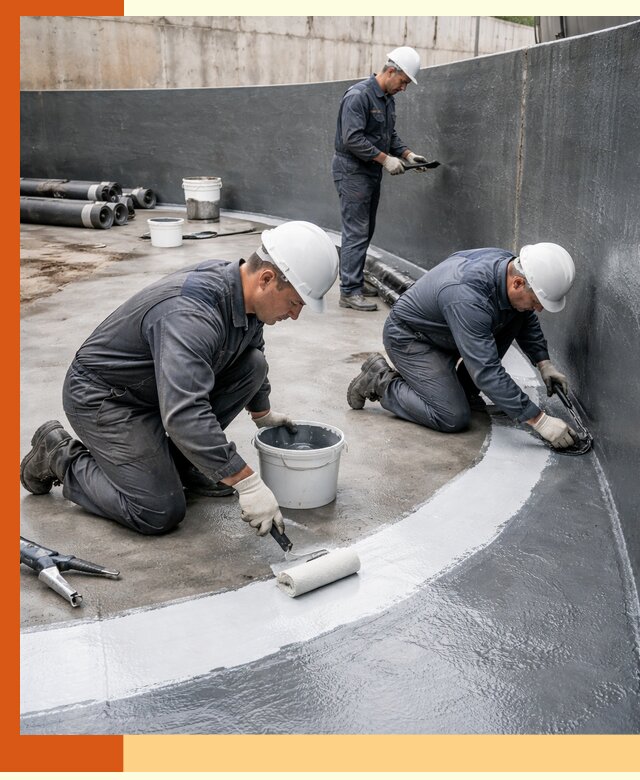 Гидроизоляция резервуара для топлива в Гуково