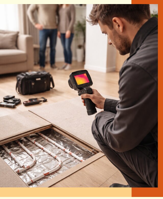 Тепловизионное обследование теплого пола в Гуково от 4620 руб. — ТепломастерГкв