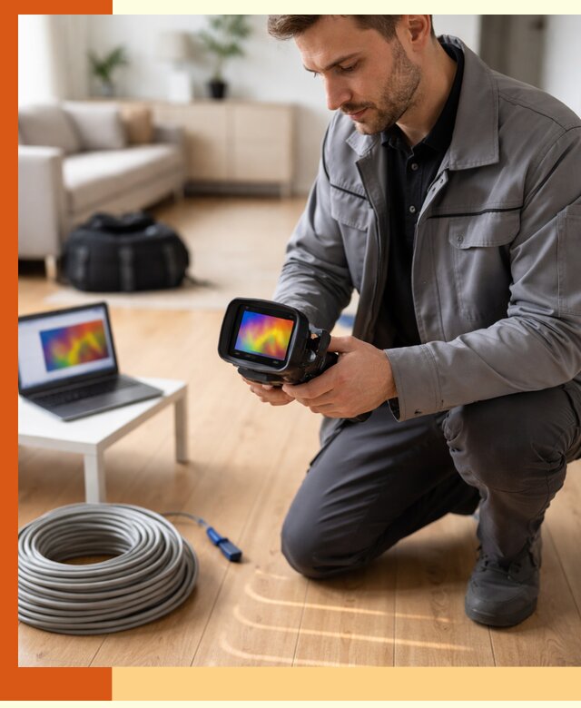 Тепловизионное обследование тёплого пола в Гуково для точной диагностики
