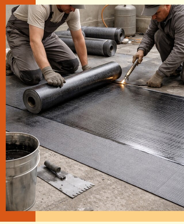 Монтаж гидроизоляционной мембраны в Гуково для зданий и конструкций