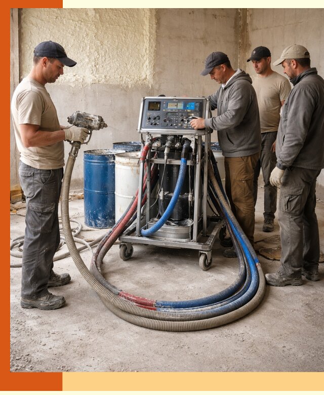 Аренда установки для напыления ППУ в Гуково на выгодных условиях